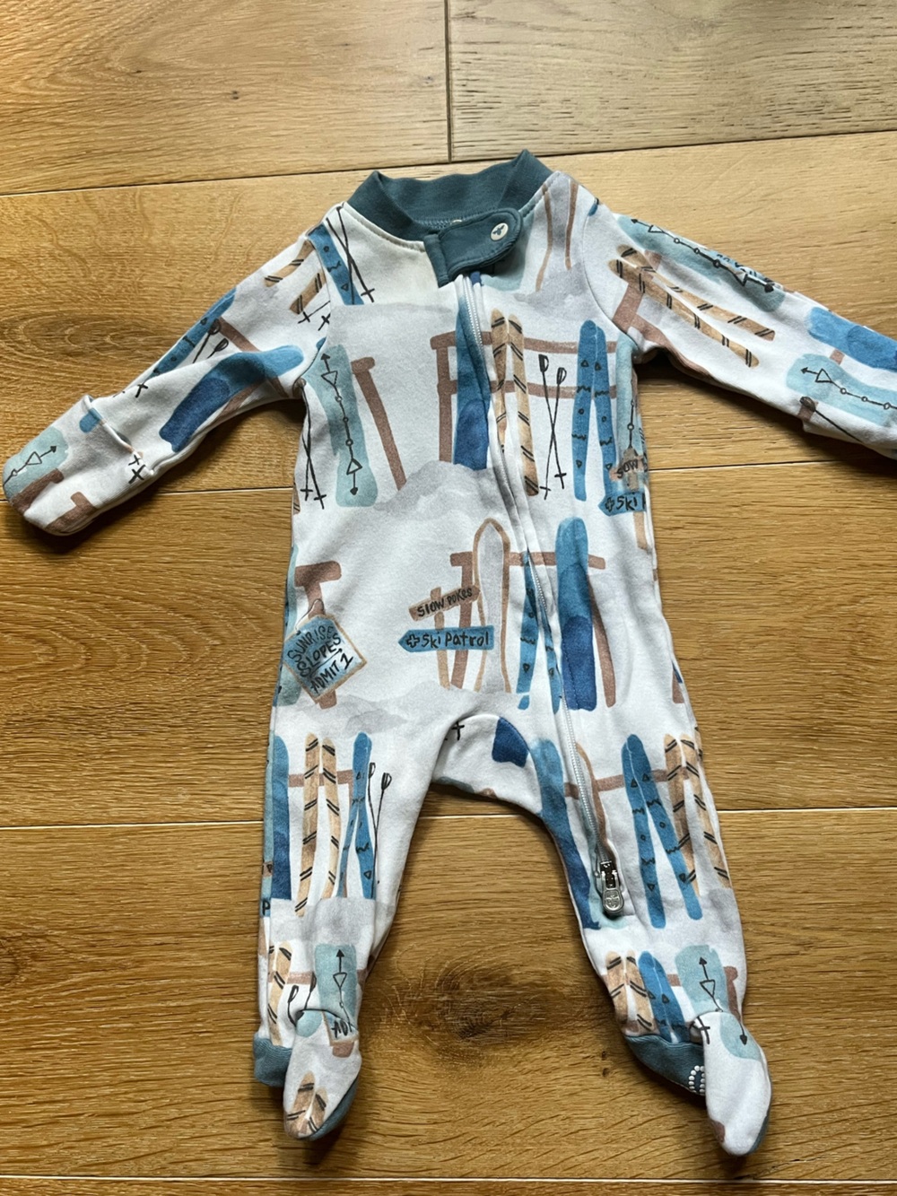 The cutest! Burt's Bees Baby Footed Ski Zipper Footie Jumpsuit